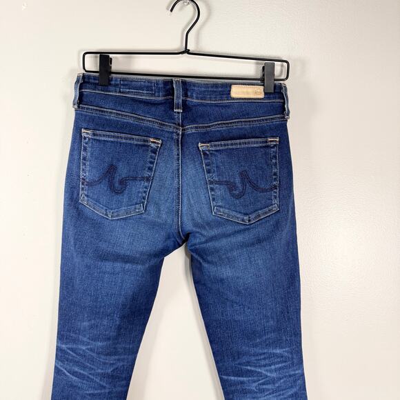 Adriano Goldschmied AG Denim The Prima Crop Jeans Cigarette Crop Mid Rise Sz 26R - Picture 7 of 11
